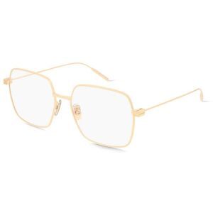 Thélios Givenchy GV50039U Unisex-Brille inkl. Gläser Vollrand Quadratisch Metall-Gestell 55/16/140, Gold