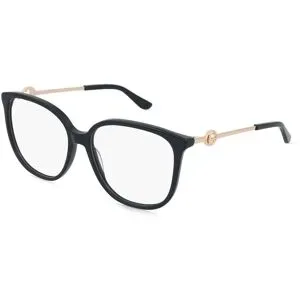 Marcolin Deutschland GmbH Guess GU50350 Damen-Brille inkl. Gläser Vollrand Quadratisch Acetat-Gestell 56/15/140, Schwarz