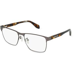 Marcolin Deutschland GmbH Adidas Originals OR5062 Unisex-Brille inkl. Gläser Vollrand Quadratisch Metall-Gestell 55/16/140, Grau