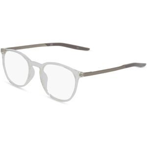 Marchon Germany GmbH Nike 7280 Unisex-Brille inkl. Gläser Vollrand Panto Kunststoff-Gestell 50/20/145, Transparent