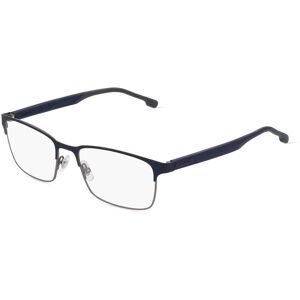 Safilo GmbH Carrera 8869 Herren-Brille inkl. Gläser Vollrand Quadratisch Metall-Gestell 55/18/145, Blau