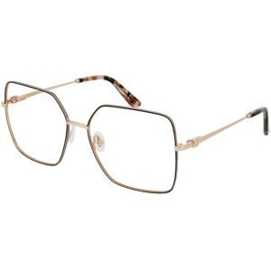 Marcolin Deutschland GmbH Guess GU2824 Unisex-Brille inkl. Gläser Vollrand Quadratisch Metall-Gestell 57/16/140, Gold