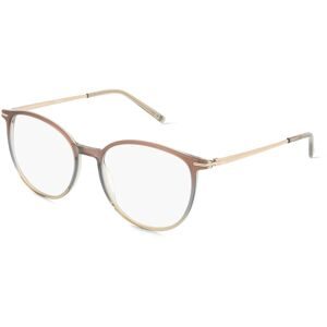 Eschenbach Optik GmbH Marc O'Polo Eyewear 503148 Unisex-Brille inkl. Gläser Vollrand Panto Kunststoff-Gestell 51/17/140, Braun