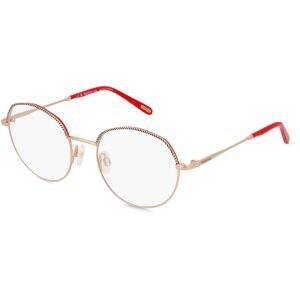 Design Eyewear Group Germany GmbH Morgan MO 3247 Unisex-Brille inkl. Gläser Vollrand Rund Edelstahl-Gestell 50/18/135, Rot
