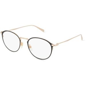 Safilo GmbH Levi's LV5001 Herren-Brille inkl. Gläser Vollrand Rund Metall-Gestell 50/20/145, Schwarz