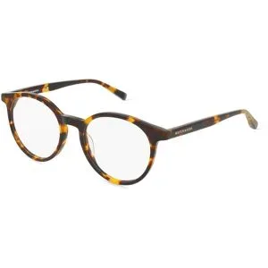 Design Eyewear Group Germany GmbH Scotch & Soda 3021 Unisex-Brille inkl. Gläser Vollrand Rund Acetat-Gestell 49/18/140, Braun