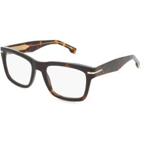 Safilo GmbH Boss 1720 Herren-Brille inkl. Gläser Vollrand Eckig Acetat-Gestell 53/20/150, Havanna