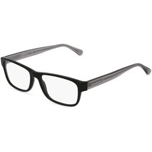 Luxottica Fashion Brillen Vertriebs GmbH Emporio Armani EA3179 Herren-Brille inkl. Gläser Vollrand Quadratisch Acetat-Gestell 56/17/145, Schwarz