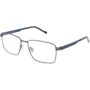 Eschenbach Optik GmbH Titanflex 820999 Herren-Brille inkl. Gläser Vollrand Quadratisch Metall-Gestell 57/17/145, Grau