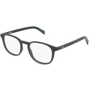 Safilo GmbH Levi?s LV 5069 Herren-Brille inkl. Gläser Vollrand Eckig Kunststoff-Gestell 49/20/145, Schwarz