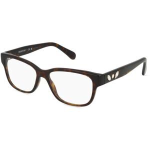 Luxottica Fashion Brillen Vertriebs GmbH Swarovski SK2007 Damen-Brille inkl. Gläser Vollrand Quadratisch Acetat-Gestell 54/16/140, Havanna