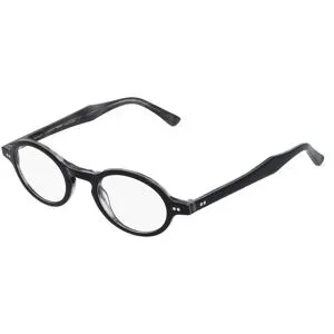 Wenzhou Lanson International Co., Ltd. Fielmann LN 038 CL Unisex-Brille inkl. Gläser Vollrand Oval Acetat-Gestell 46/22/145, Schwarz
