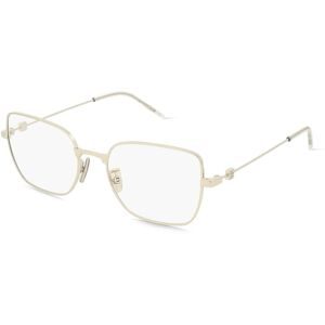 Thélios GIVENCHY GV50085U GV SPEED Damen-Brille inkl. Gläser Vollrand Geometrisch Metall-Gestell 53/18/145, Silber
