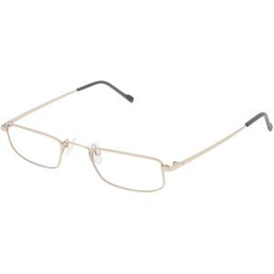 Eschenbach Optik GmbH Titanflex 820955 Herren-Brille inkl. Gläser Vollrand Quadratisch Titan-Gestell 51/22/150, Gold
