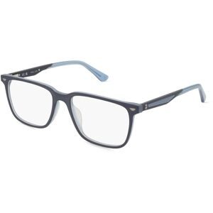DE RIGO Vision D.A.CH. GmbH Police POIVPLF01 Unisex-Brille inkl. Gläser Vollrand Quadratisch Kunststoff-Gestell 54/17/145, Blau