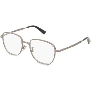 Thélios Kenzo KZ50232U WEAVE Herren-Brille inkl. Gläser Vollrand Quadratisch Metall-Gestell 52/18/145, Grau