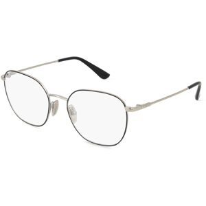 Luxottica Fashion Brillen Vertriebs GmbH Vogue VO4178 Damen-Brille inkl. Gläser Vollrand Quadratisch Metall-Gestell 50/18/135, Schwarz