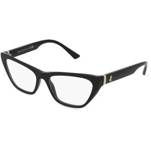 Luxottica Fashion Brillen Vertriebs GmbH Jimmy Choo 0JC3014 Damen-Brille inkl. Gläser Vollrand Cat Eye Acetat-Gestell 54/16/140, Schwarz