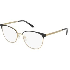 Luxottica Fashion Brillen Vertriebs GmbH Michael Kors MK3018 Damen-Brille inkl. Gläser Vollrand Quadratisch Metall-Gestell 54/17/140, Schwarz