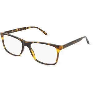 C&S CO. LTD. Fielmann ABC 076 CL Herren-Brille inkl. Gläser Vollrand Quadratisch Acetat-Gestell 55/17/145, Havanna