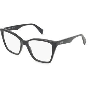 Marchon Germany GmbH Liu Jo LJ2804 Unisex-Brille inkl. Gläser Vollrand Quadratisch Acetat-Gestell 53/16/140, Schwarz