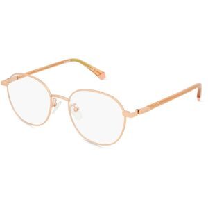Safilo GmbH Polaroid PLD D456/G Unisex-Brille inkl. Gläser Vollrand Panto Metall-Gestell 51/19/145, Pink