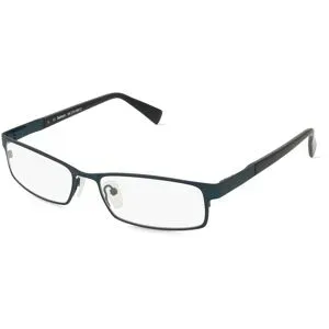 Suncute Industries Co., Ltd. Fielmann MC 575 FLEX CL Herren-Brille inkl. Gläser Vollrand Quadratisch Metall-Gestell 54/16/135, Blau