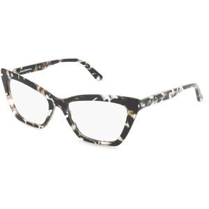 Marchon Germany GmbH Karl Lagerfeld KL6063N Damen-Brille inkl. Gläser Vollrand Cat Eye Zylonit (Celluloseacetat)-Gestell 54/17/140, Schwarz