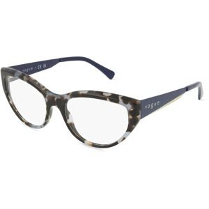 Luxottica Fashion Brillen Vertriebs GmbH Vogue 0VO5560 Damen-Brille inkl. Gläser Vollrand Quadratisch Acetat-Gestell 53/18/140, Blau