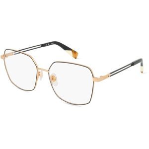 DE RIGO Vision D.A.CH. GmbH Furla FULVFU506 Unisex-Brille inkl. Gläser Vollrand Quadratisch Metall-Gestell 55/16/140, Pink