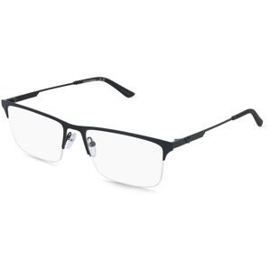 Luxottica Fashion Brillen Vertriebs GmbH Emporio Armani 0EA1177 Herren-Brille inkl. Gläser Halbrand Eckig Metall-Gestell 57/18/145, Schwarz