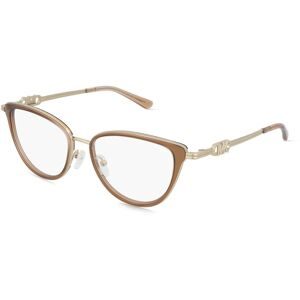 Luxottica Fashion Brillen Vertriebs GmbH Michael Kors MK3103 HILTON HEAD Damen-Brille inkl. Gläser Vollrand Cat Eye Metall-Gestell 53/17/140, Braun