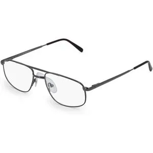 Suncute Industries Co., Ltd. Fielmann MC 338 MOD FLEX TR Herren-Brille inkl. Gläser Vollrand Quadratisch Metall-Gestell 54/17/130, Grau