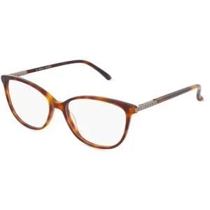 Wenzhou Bada Optical Co. , LTD Fielmann BD 549 FLEX FA Damen-Brille inkl. Gläser Vollrand Butterfly Acetat-Gestell 53/15/140, Havanna