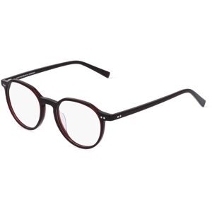 Eschenbach Optik GmbH Marc O'Polo Eyewear 503182 Unisex-Brille inkl. Gläser Vollrand Panto Kunststoff-Gestell 45/17/135, Rot