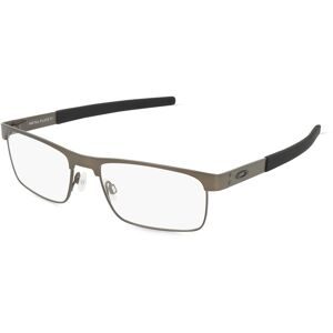 Luxottica Fashion Brillen Vertriebs GmbH Oakley OX5153 Herren-Brille inkl. Gläser Vollrand Quadratisch Titan-Gestell 54/18/138, Grau