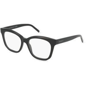 Thélios Givenchy GV50069I Damen-Brille inkl. Gläser Vollrand Geometrisch Acetat-Gestell 53/18/145, Schwarz