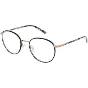 Eschenbach Optik GmbH Marc O'Polo 502176 Damen-Brille inkl. Gläser Vollrand Panto Metall-Gestell 50/19/145, Schwarz