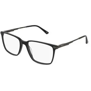 Design Eyewear Group Germany GmbH Hackett 1320 Unisex-Brille inkl. Gläser Vollrand Quadratisch Acetat-Gestell 55/18/145, Schwarz