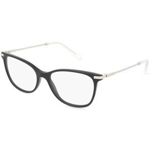 Luxottica Fashion Brillen Vertriebs GmbH Swarovski SK2010 Damen-Brille inkl. Gläser Vollrand Quadratisch Acetat-Gestell 54/17/140, Schwarz