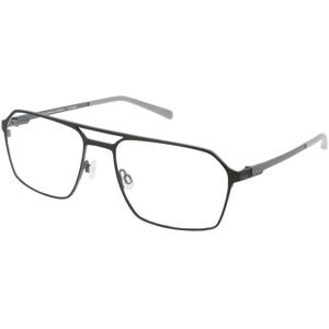 Eschenbach Optik GmbH FREIGEIST 861021 Herren-Brille inkl. Gläser Vollrand Pilot Metall-Gestell 61/19/150, Schwarz