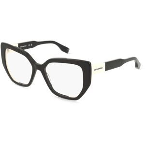 Marchon Germany GmbH Karl Lagerfeld KL6174 Damen-Brille inkl. Gläser Vollrand Cat Eye Acetat-Gestell 53/17/145, Schwarz