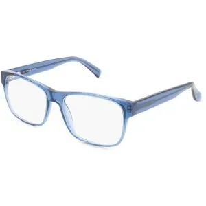 Wenzhou Lanson International Co., Ltd. Fielmann LN 056 FLEX CL MARIO Herren-Brille inkl. Gläser Vollrand Quadratisch Acetat-Gestell 56/17/145, Blau