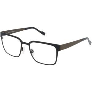 Eschenbach Optik GmbH Eschenbach 820991 Herren-Brille inkl. Gläser Vollrand Quadratisch Titan-Gestell 54/20/140, Braun