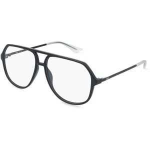 Kering Eyewear Spa PUMA PU0460O Herren-Brille inkl. Gläser Vollrand Pilot Kunststoff-Gestell 58/14/145, Schwarz