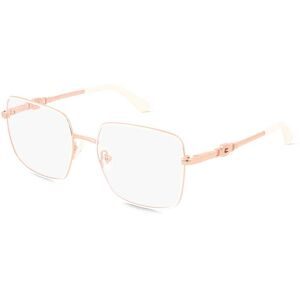 Marcolin Deutschland GmbH Guess GU2953 Damen-Brille inkl. Gläser Vollrand Quadratisch Metall-Gestell 53/17/140, Weiß
