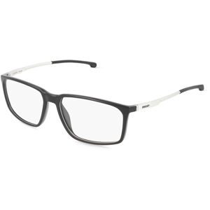 Safilo GmbH Carrera CARDUC 041 Herren-Brille inkl. Gläser Vollrand Quadratisch Kunststoff-Gestell 58/16/140, Schwarz