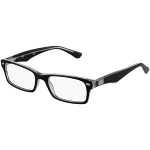Luxottica Fashion Brillen Vertriebs GmbH Ray-Ban RX5228 Damen-Brille inkl. Gläser Vollrand Quadratisch Acetat-Gestell 50/17/140, Havanna