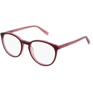 Charmant GmbH Europe Esprit 33510 Unisex-Brille inkl. Gläser Vollrand Quadratisch Kunststoff-Gestell 51/19/145, Rot