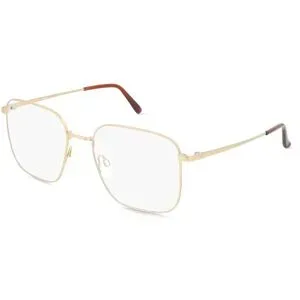 Zhangzhou Agilton Optical Co., Ltd. Fielmann MC 644 FA MASON Herren-Brille inkl. Gläser Vollrand Quadratisch Edelstahl-Gestell 56/19/145, Gold